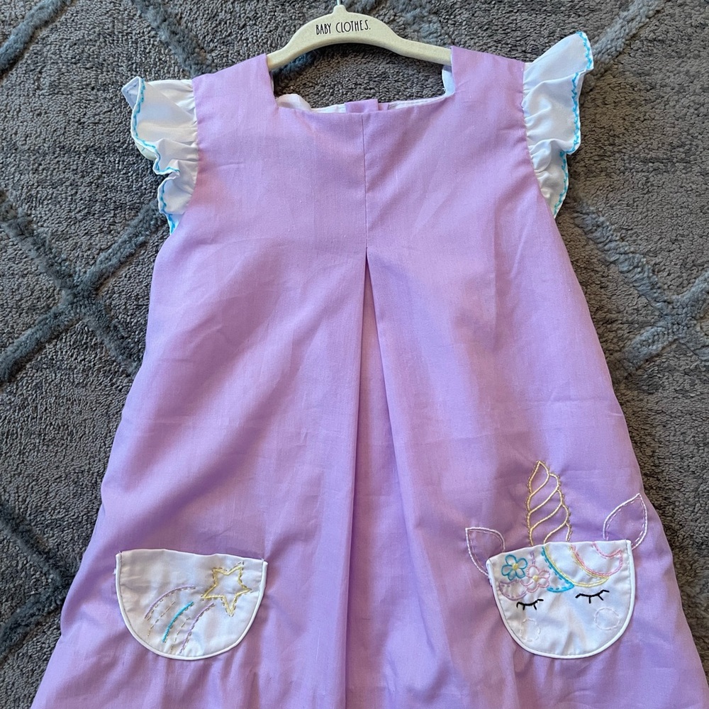 The Proper Peony 2t unicorn dress